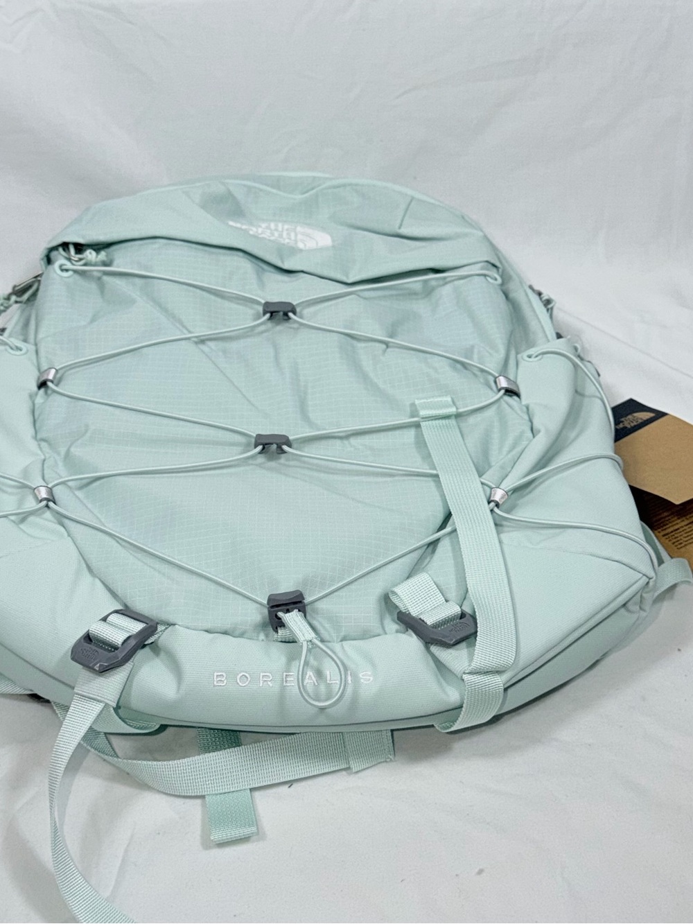 The North Face Womens Borealis Backpack Pastel Sage Green Mint Commuter Laptop - Picture 11 of 11